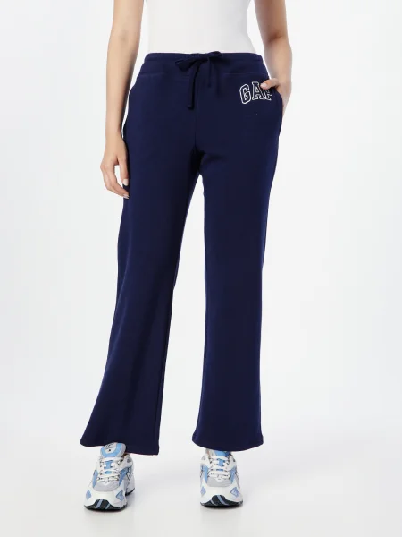 GAP Pantaloni bleumarin alb