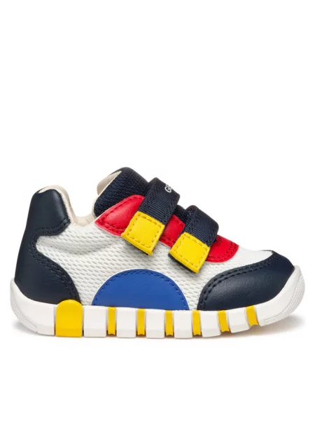 Buty dziecięce Geox Iupidoo white/navy białe