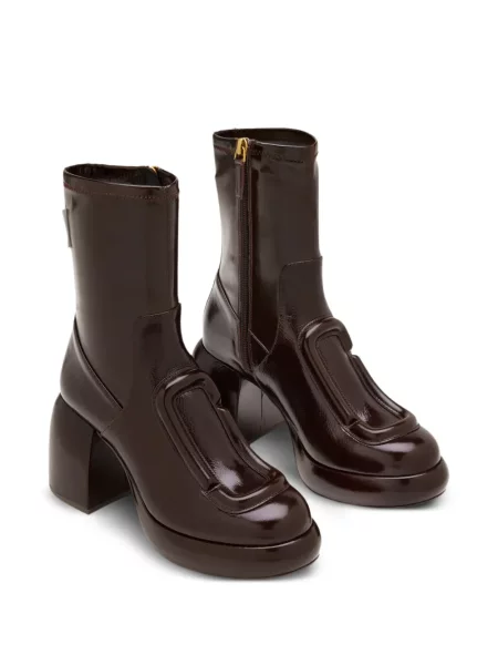 Cizme scurte Marc Jacobs maro