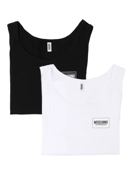 Vestă Moschino cu imagine negru
