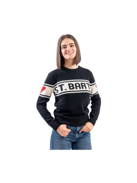 Sweter Mc2 Saint Barth czarny