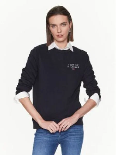 Tommy Hilfiger Mikina Tmavomodrá