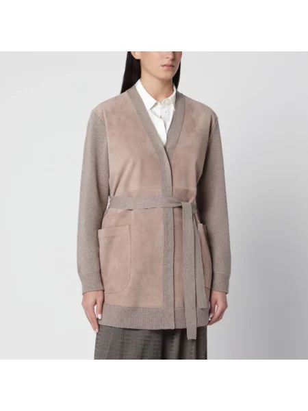 Sweter Max Mara wełniany beżowy