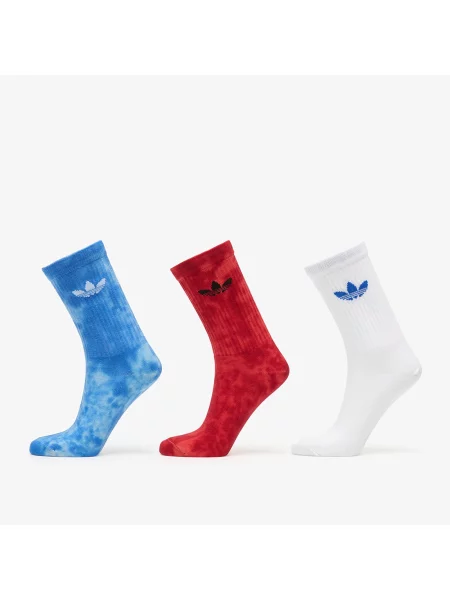Чорапи Adidas Originals с tie-dye ефект бяло