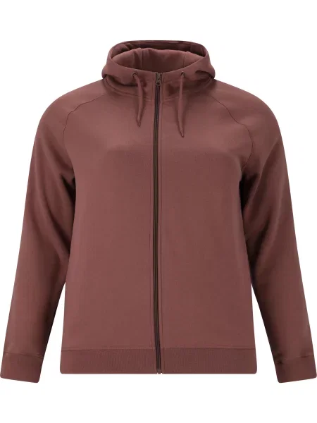 Bluza z kapturem zapinana na Q Sportswear Lanso brązowa