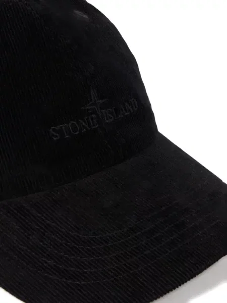 Czapka z daszkiem Stone Island czarna