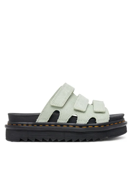 Papuci Dr. Martens verde
