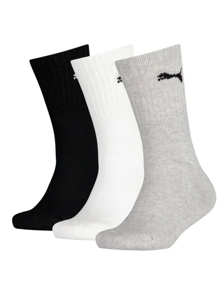 PUMA Zokni világosszürke / fekete fehér