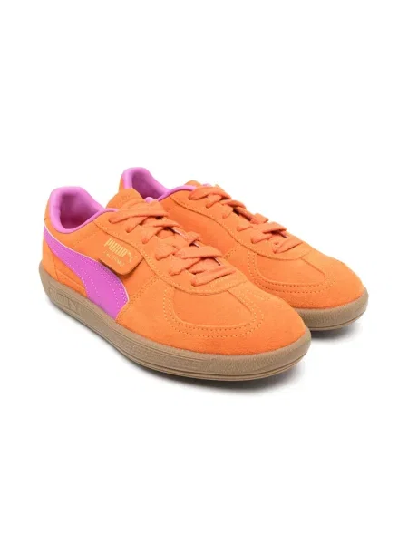 Sneakersy dziecięce Puma pomarańczowe