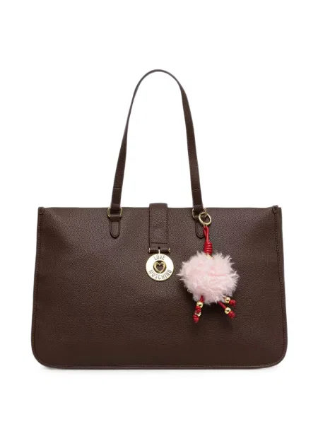 Pandantiv Love Moschino cu autograf maro