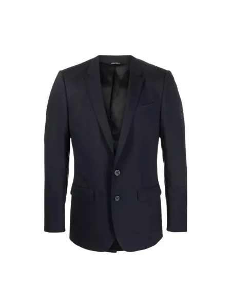 Garnitur Dolce And Gabbana wełniany niebieski