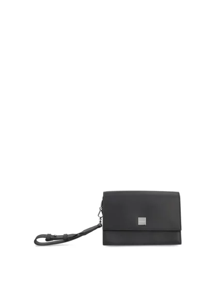 Torebka crossbody Max Mara skórzana czarna