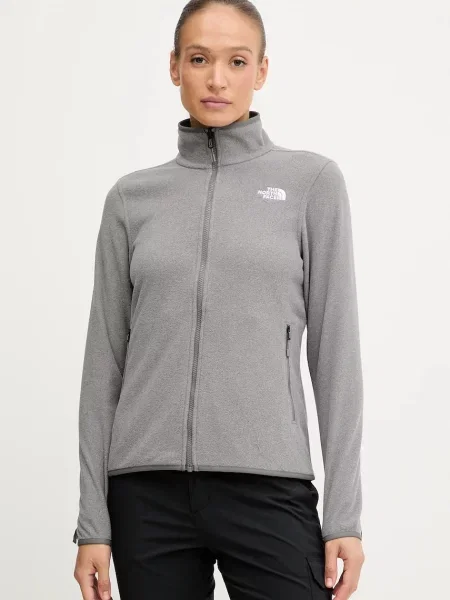 The North Face bluza outdoorowa gładka szary