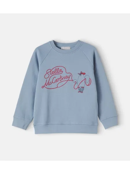 Džemperis Stella Mccartney mėlyna