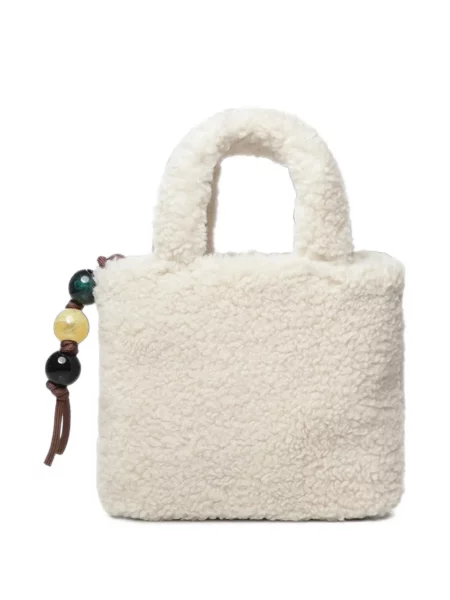 Ursuleț de pluș geantă shopper V°73 cu broderie