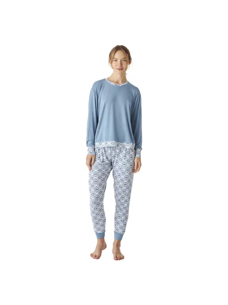 Pijamale J&j Brothers albastru