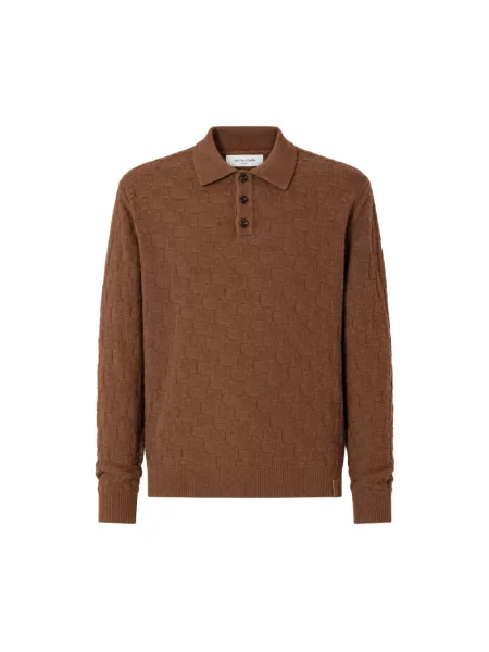 Sweter Jacob Cohen wełniany brązowy