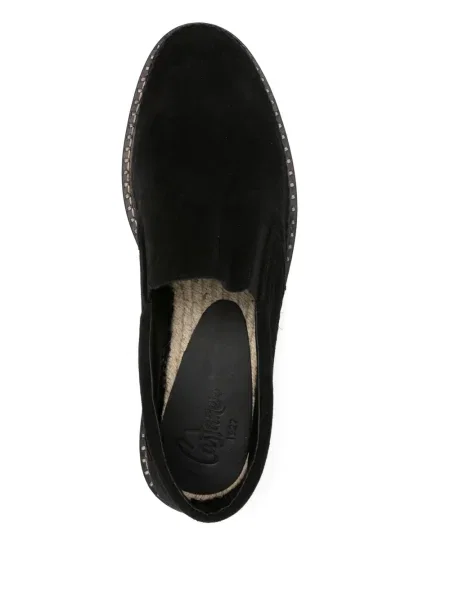 Espadrile Castaner din piele de căprioară negru
