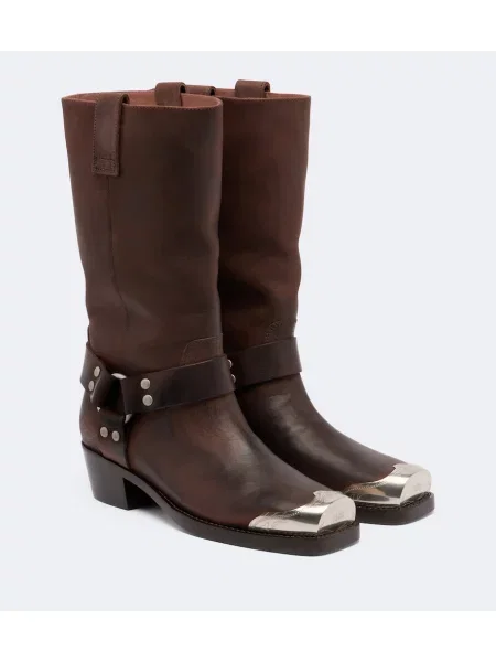 Botine Paris Texas din piele maro