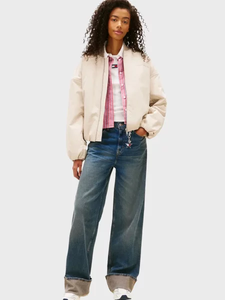 Джинсова куртка Tommy Jeans біла