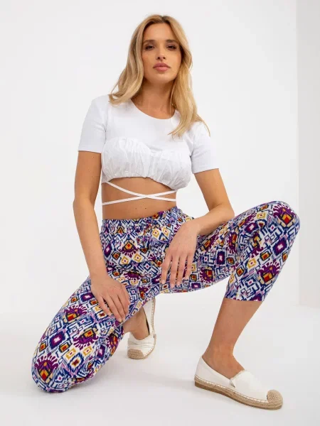 Pantaloni Fashionhunters violet