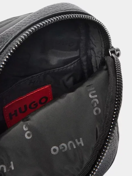Сумка через плече Hugo чорна