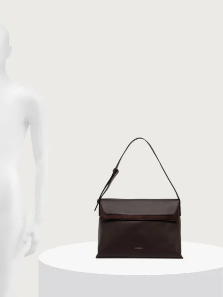 Кожаная сумка шоппер Mm By Max Mara