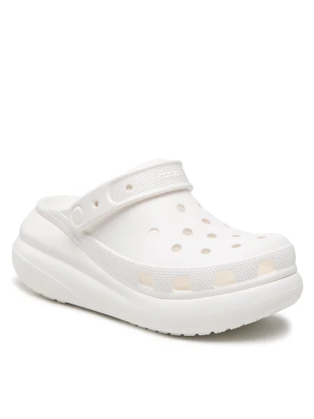 Crocs Šľapky Classic Crush Clog biela