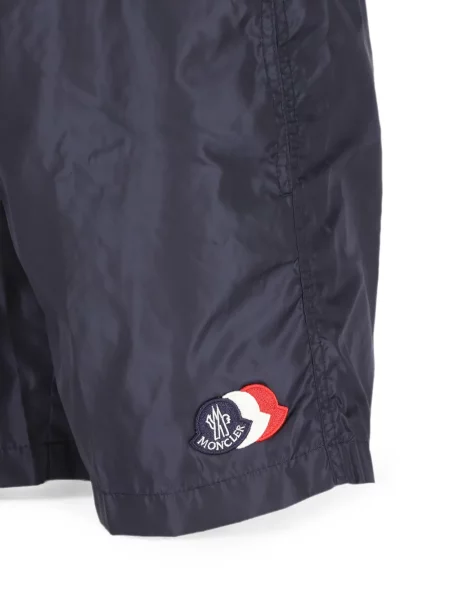 Kąpielówki dziecięce Moncler niebieskie