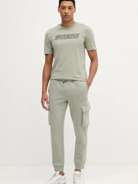Guess tricou ARLO verde