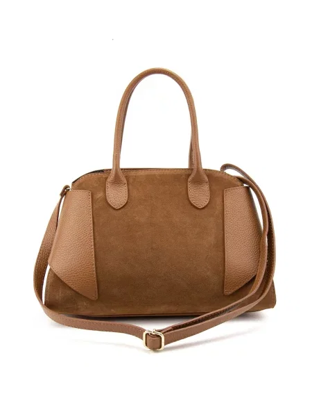 RoyalBag Сумка Замша/шкіра коричневий