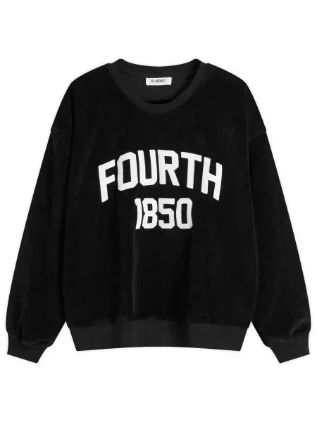 Welurowa bluza 4th & Reckless czarna