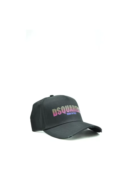 Czapka z daszkiem Dsquared2 czarna