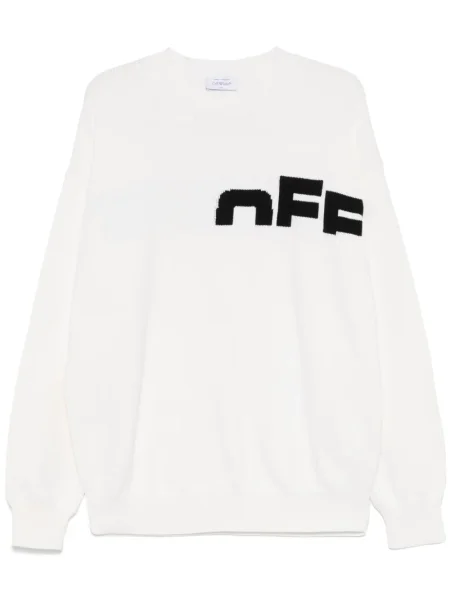 Pulover Off-white alb | Shopsy.com.ro