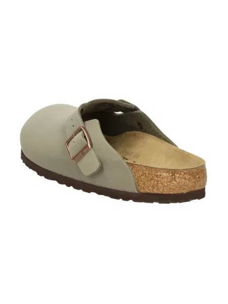 Klapki Birkenstock zamszowe szare