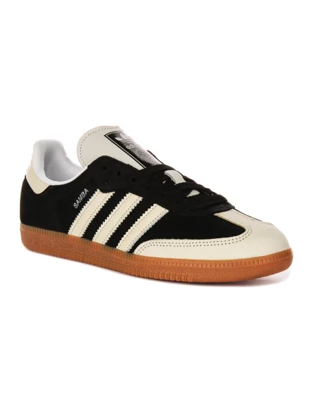 Sneakersy Adidas Samba klasyczne zamszowe sznurowane czarne