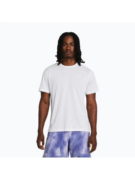 Běžecké tričko Under Armour Streaker white/reflective bílé