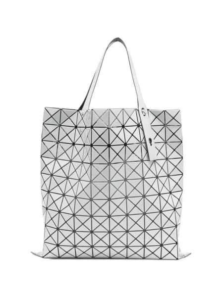 Geantă shopper Bao Bao Issey Miyake cu imprimeu geometric gri