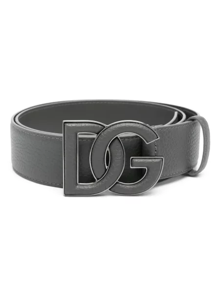 Curea Dolce & Gabbana din piele gri