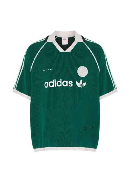 Tricou polo Song For The Mute cu broderie verde