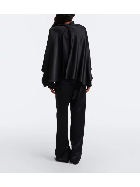 Pantaloni Róhe din satin negru