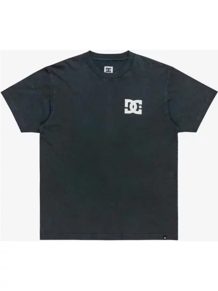 Koszulka DC Shoes Line Up szary ciemny S biały