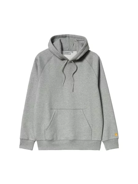 Bluza z kapturem Carhartt Wip z kapturem szara