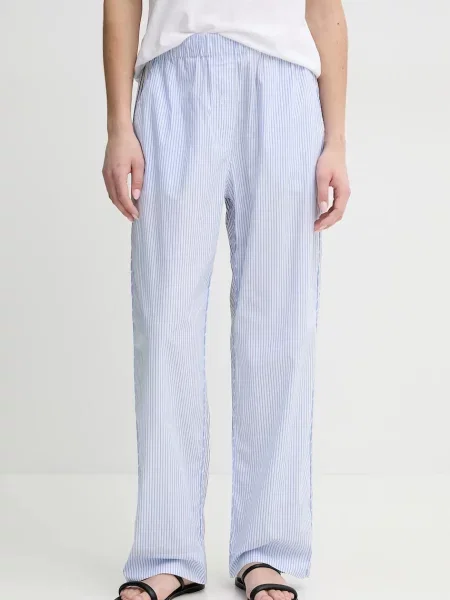 MUNTHE pantaloni de FIDDA femei lat high waist albastru