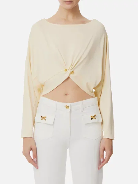 Свитер Elisabetta Franchi желтый
