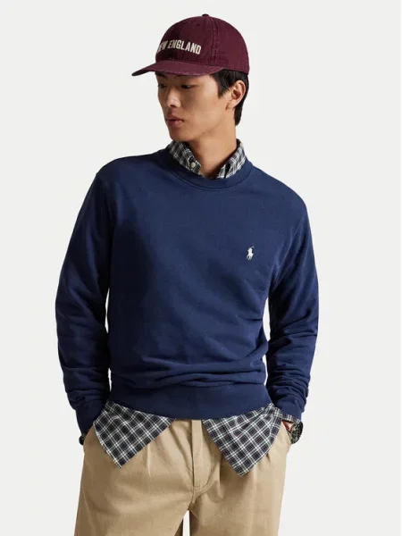 Polo Ralph Lauren bluza granatowy gładka niebieska