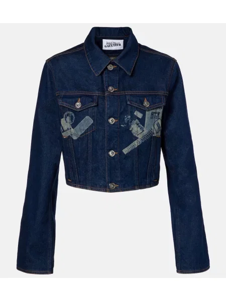 Geacă de blugi Jean Paul Gaultier albastru