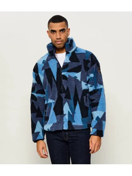 Napapijri Din fleece geacă T-Fleece FZ albastru