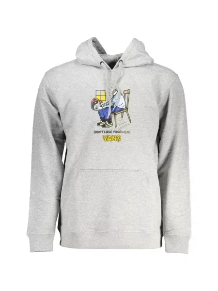 Hanorac cu glugă Vans cu imagine gri
