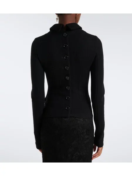 Cardigan Dolce&gabbana de lână negru